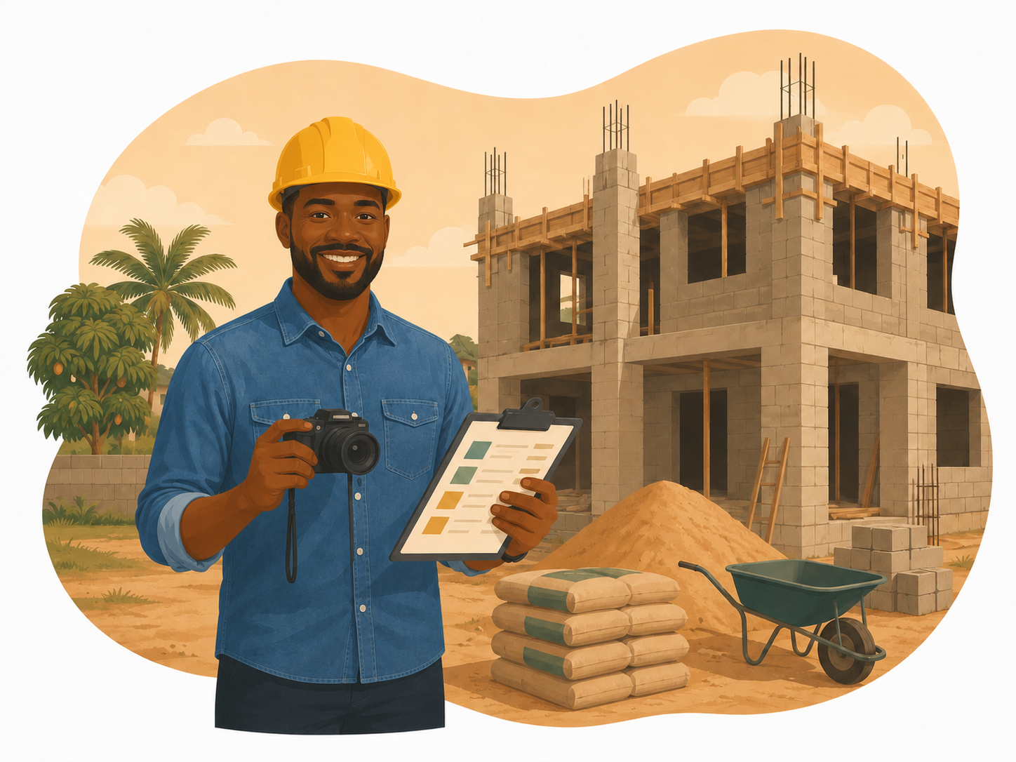 Certified inspector on site